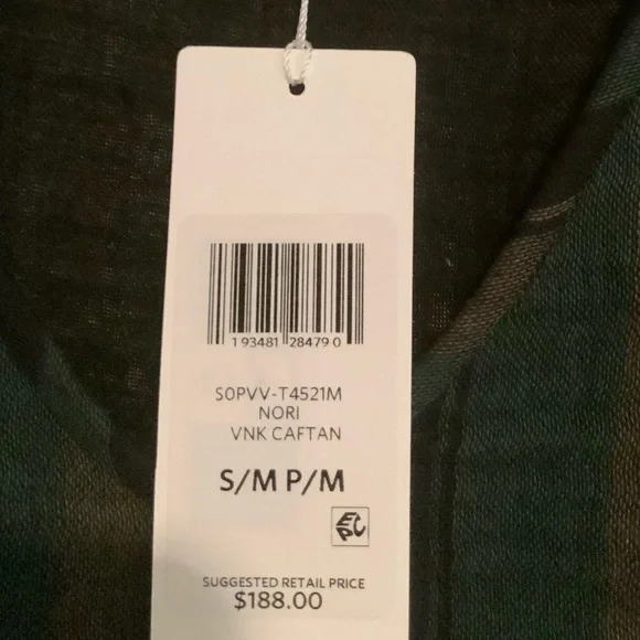 EILEEN FISHER V-neck Striped Tunic - Picture 5 of 5